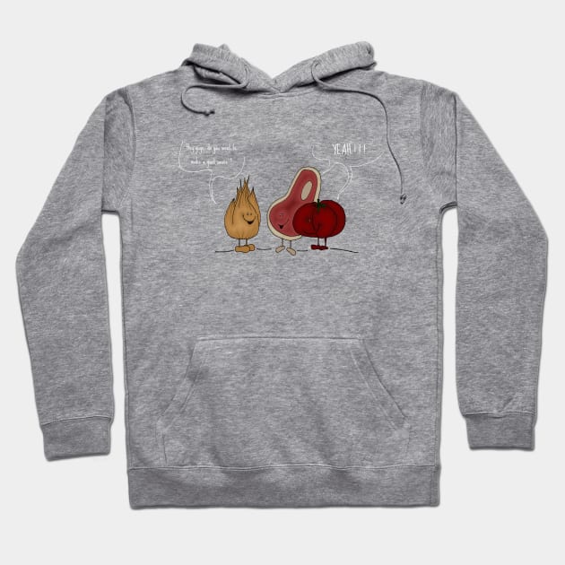 Bolognese sauce Hoodie by LucyNuzit